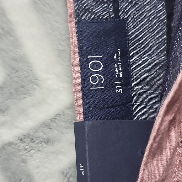 1901 Nordstrom Chino Ballard slim fit pink mens shorts - Picture 8 of 12